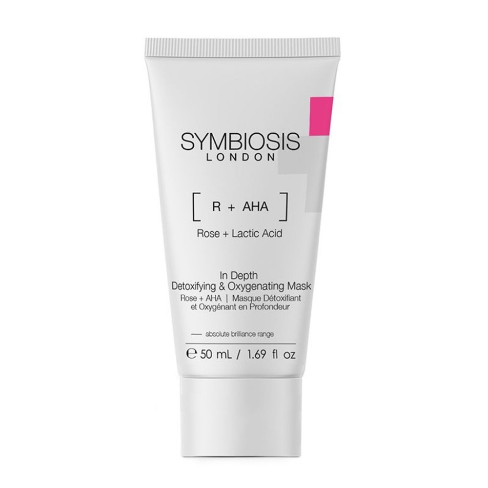 SYMBIOSIS LONDON In Depth Detoxifying & Oxygenating Mask 1.69oz $115 NIP Sealed